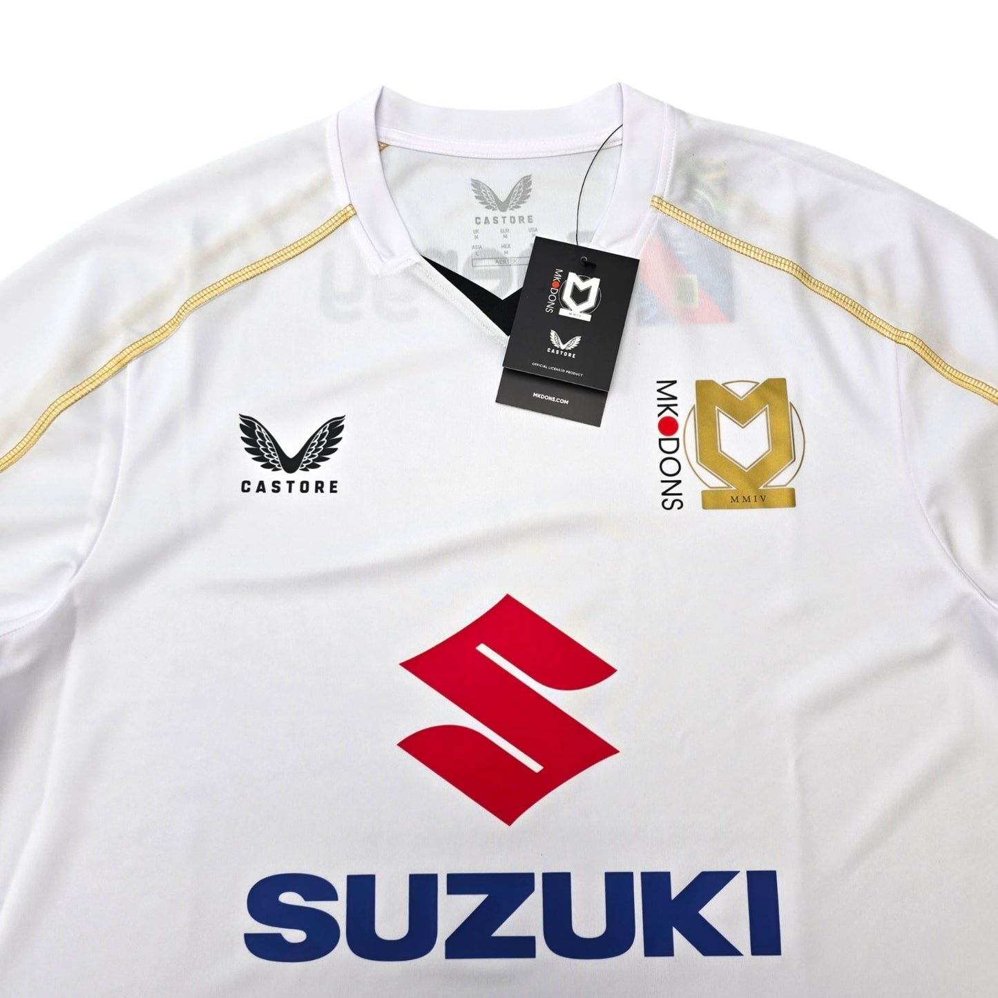 2024/25 MK Dons Home Football Shirt (M) Castore (BNWTs)