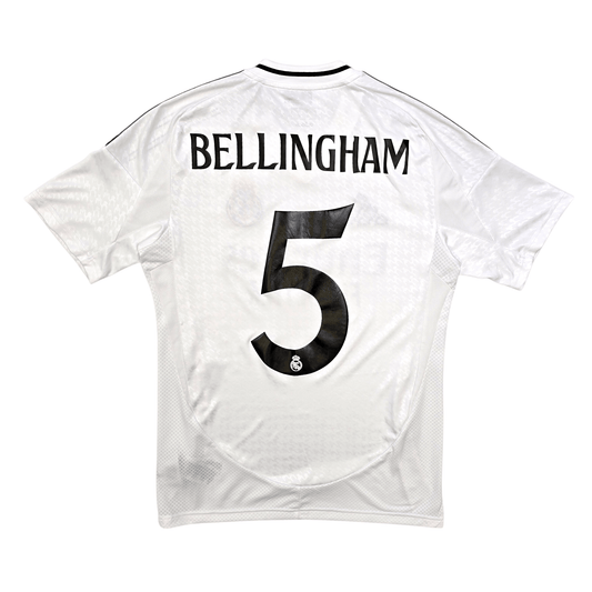 2024/25 Real Madrid Home Football Shirt (S) Adidas #5 Bellingham