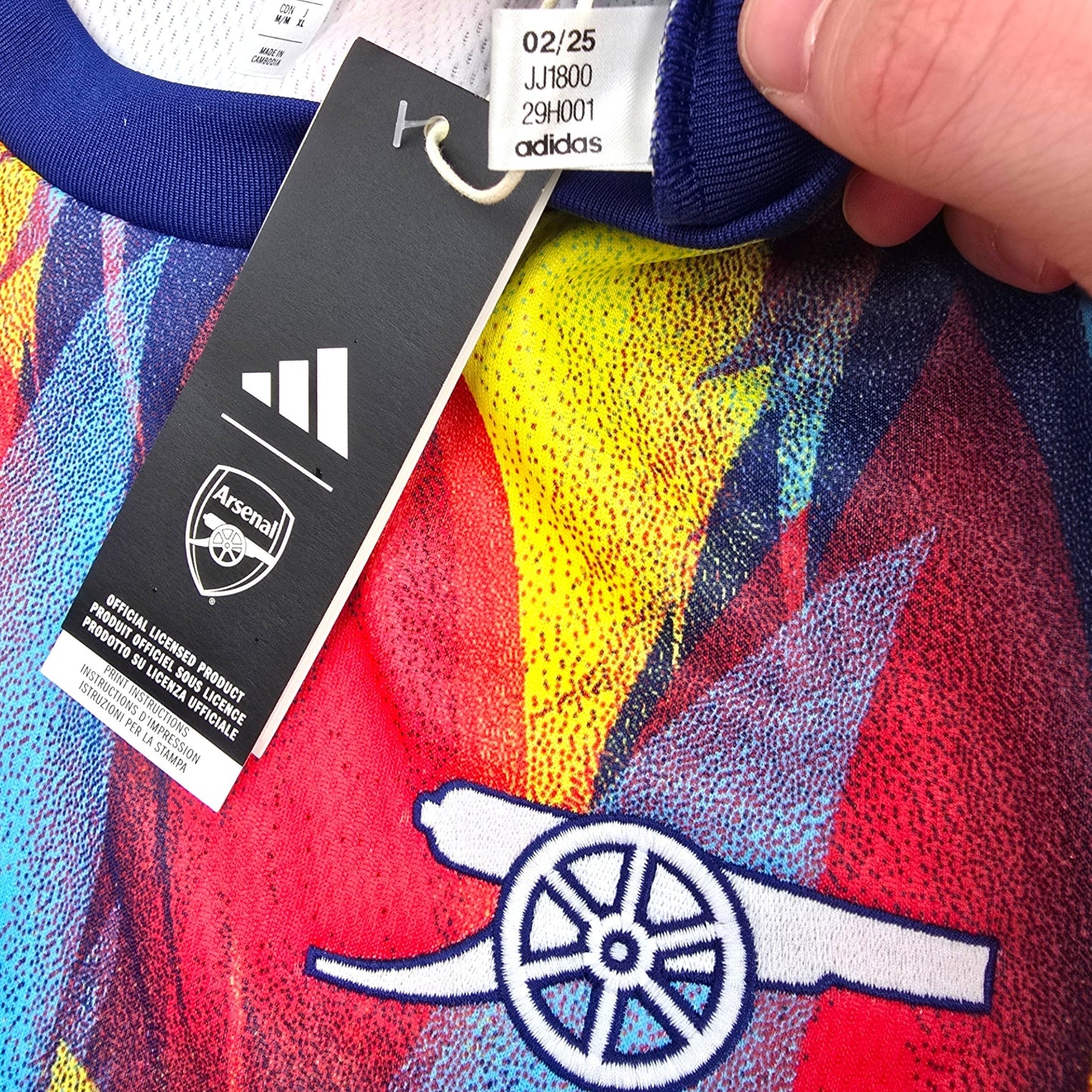 2025/26 Arsenal Training Top (M) Adidas (BNWTs)