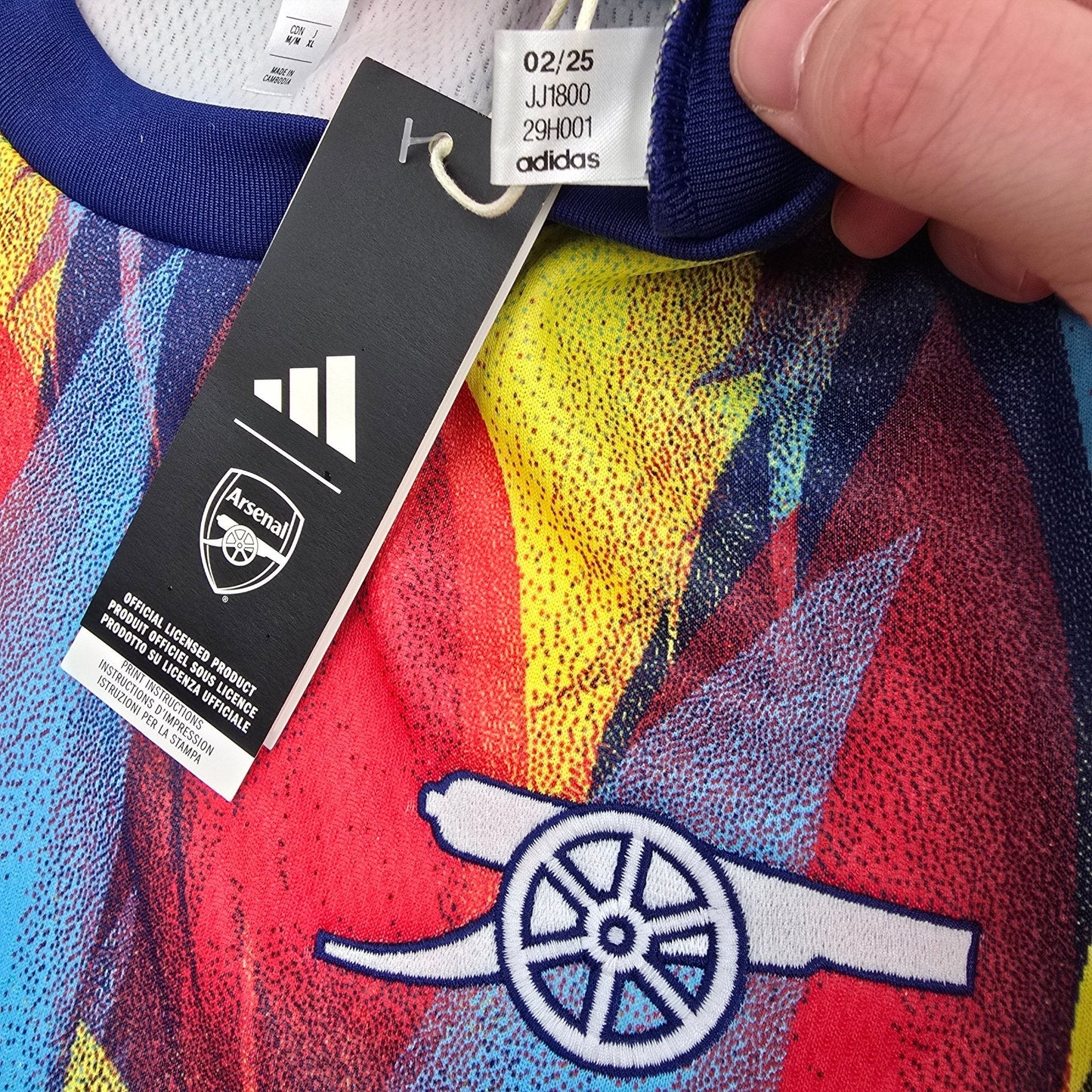 2025/26 Arsenal Training Top (M) Adidas (BNWTs)