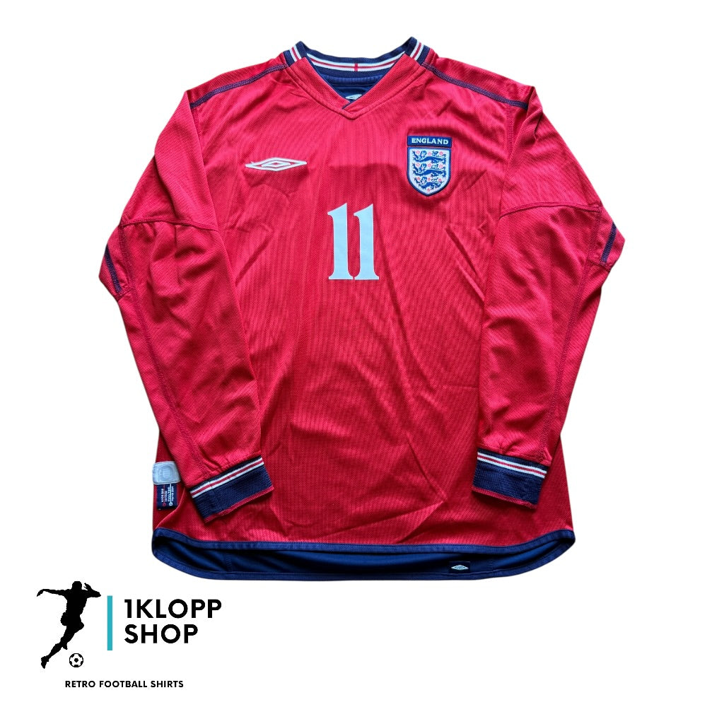 England 2002/04 Away 'Heskey 11' (M)