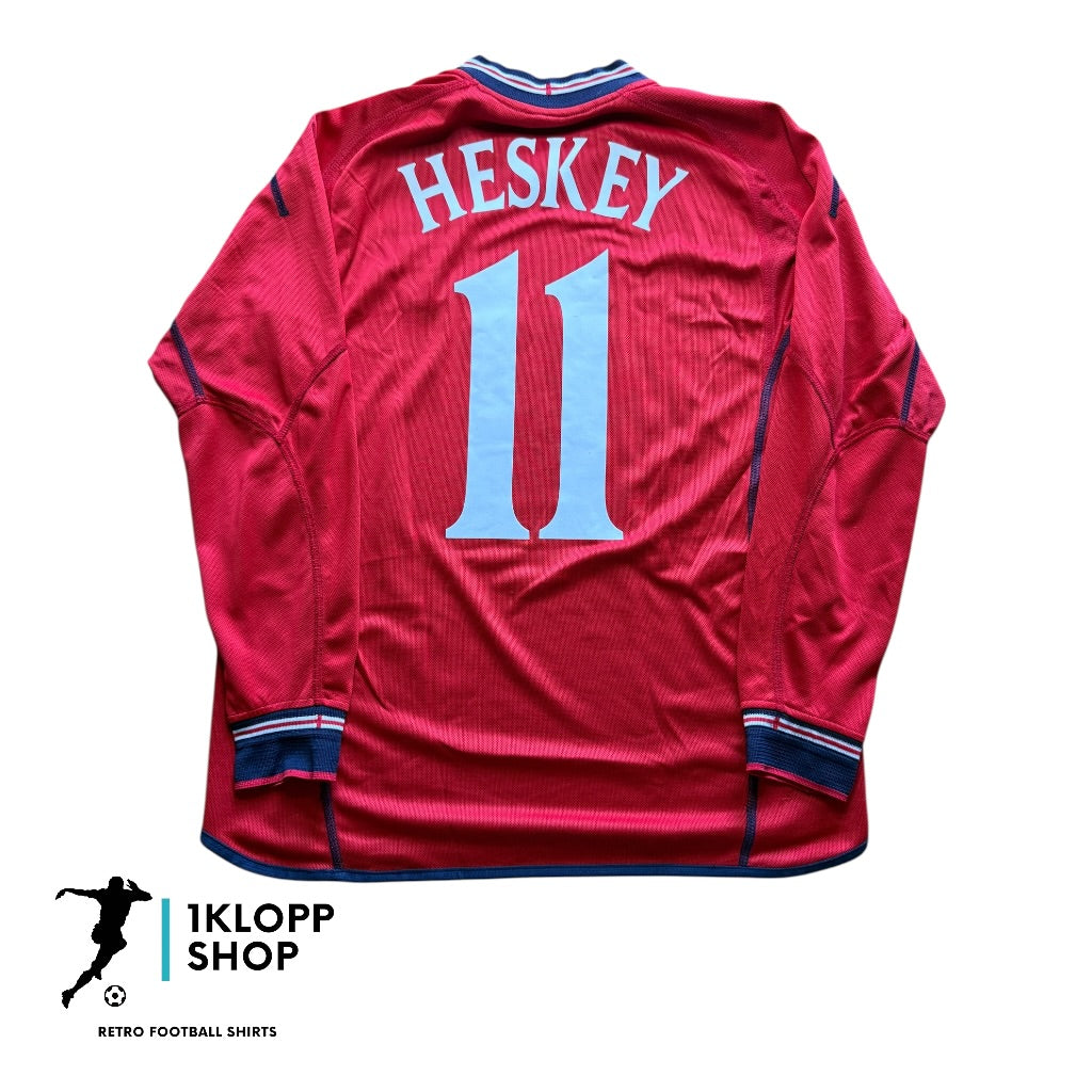 England 2002/04 Away 'Heskey 11' (M)