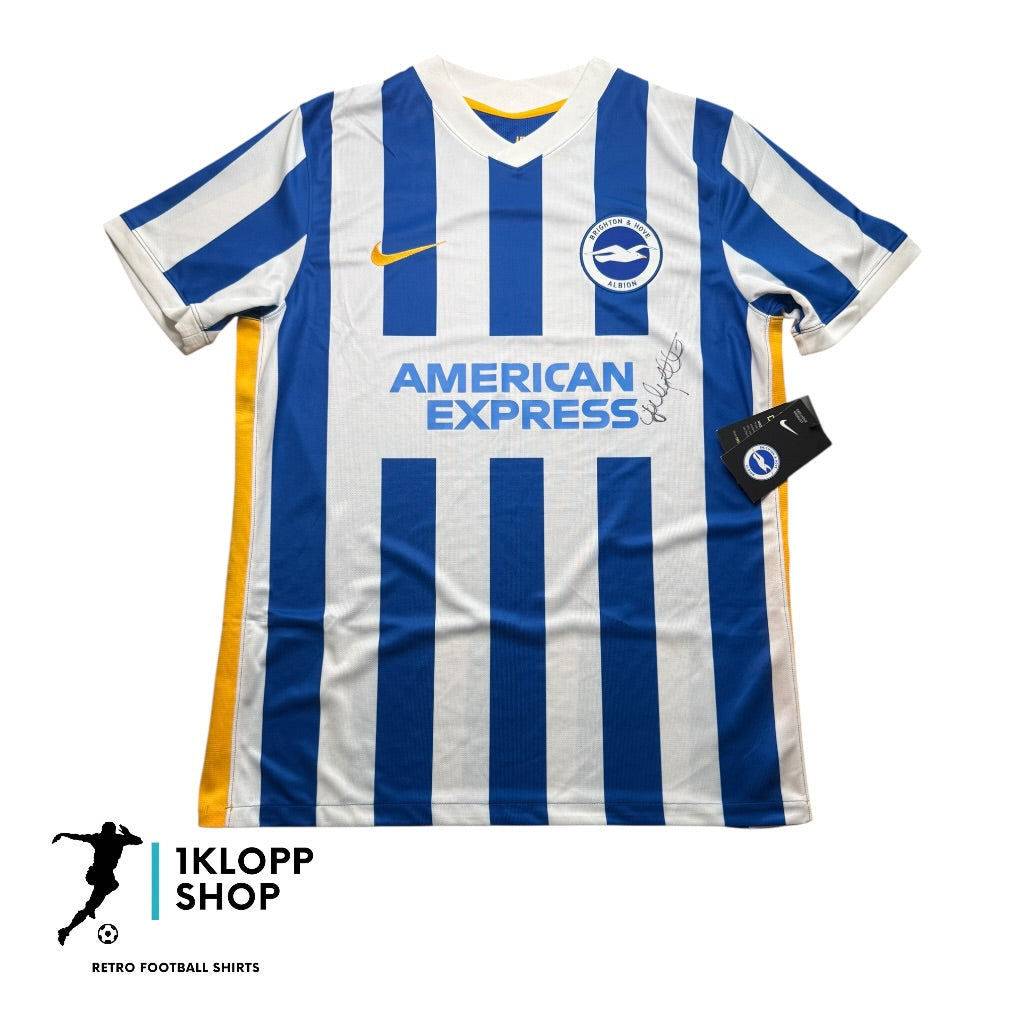Brighton and Hove Albion 2021/22 Home BNWT Signed (Graham Potter) (L)