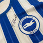 Brighton and Hove Albion 2024/25 Home Signed (Fabian Hurzeler) (XL)