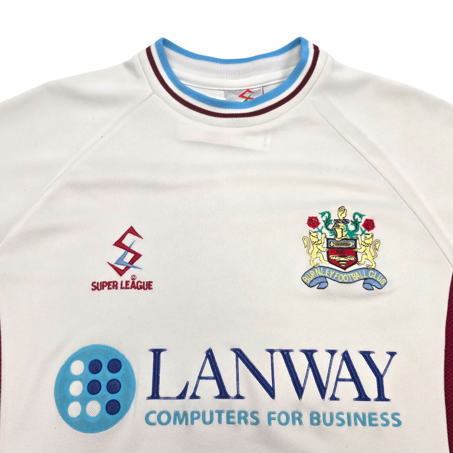 2001/02 Burnley Away Football Shirt (S) Super League
