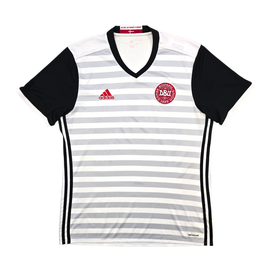 2016/17 Denmark Away Football Shirt (L) Adidas