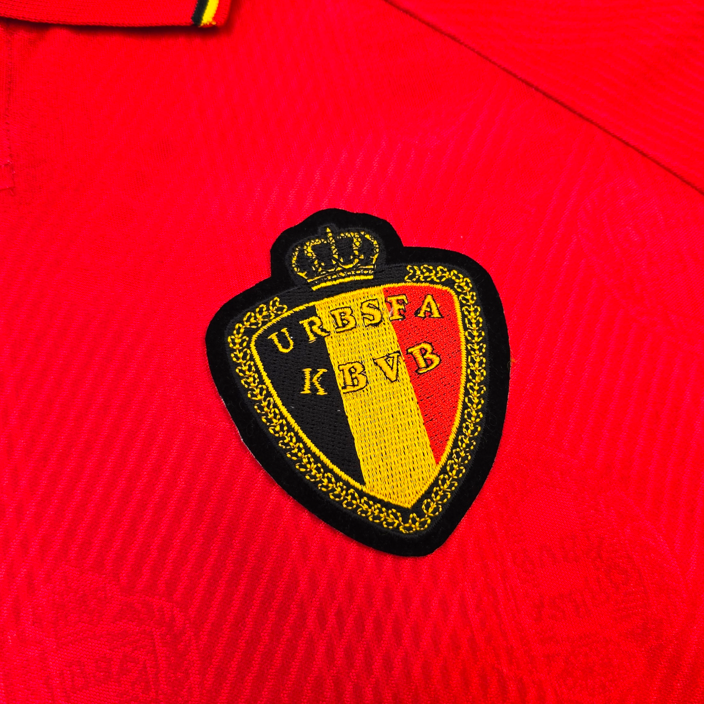 1994/95 Belgium Home Football Shirt (L) Diadora #10 Scifo (Upgraded Template)
