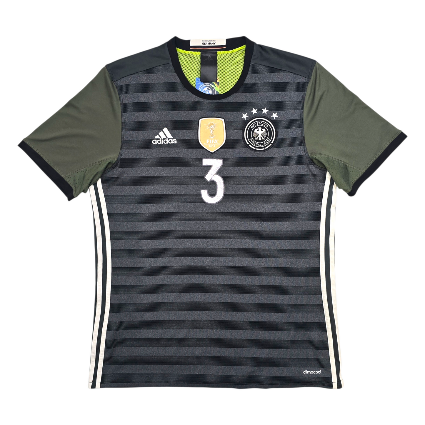 2016/17 Germany Away Football Shirt (L) Adidas #3 Hector (Reversible)