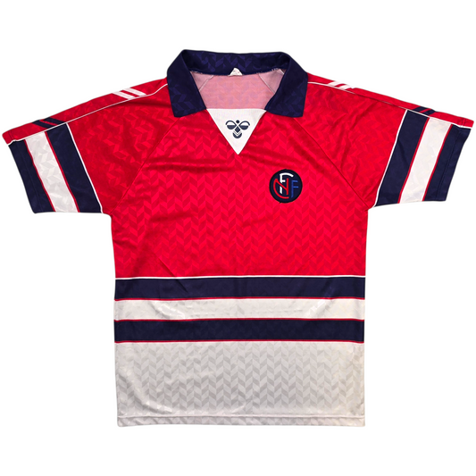 1988/90 Norway Home Football Shirt (XL) Hummel #11 (Player Version)