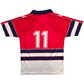 1988/90 Norway Home Football Shirt (XL) Hummel #11 (Player Version)