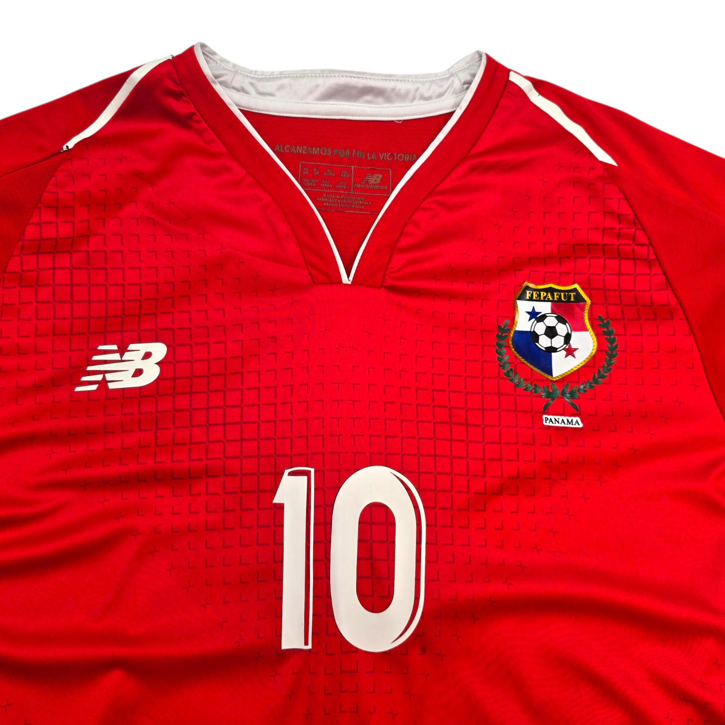 2018/19 Panama Home Football Shirt (XL) New Balance #10 I. Diaz