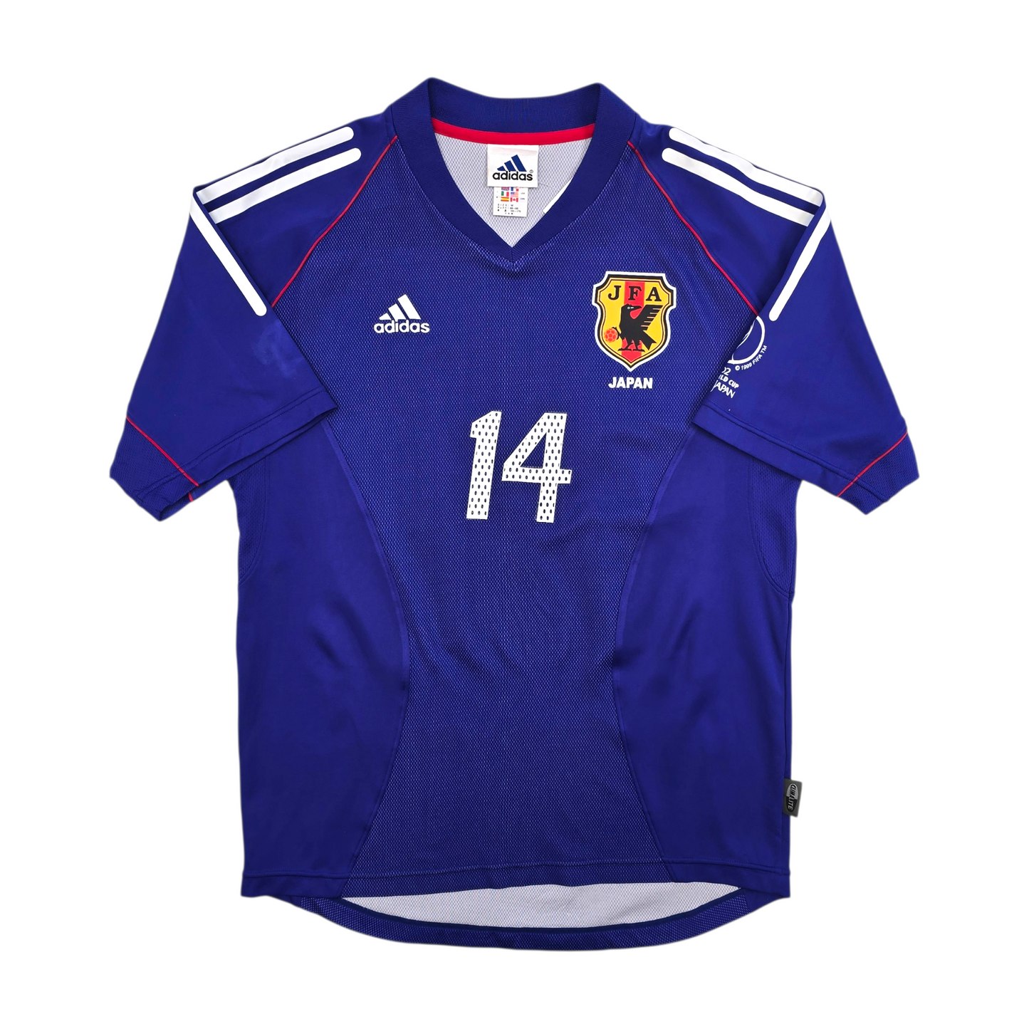 2002/04 Japan Home Football Shirt (M) Adidas #14 Alex