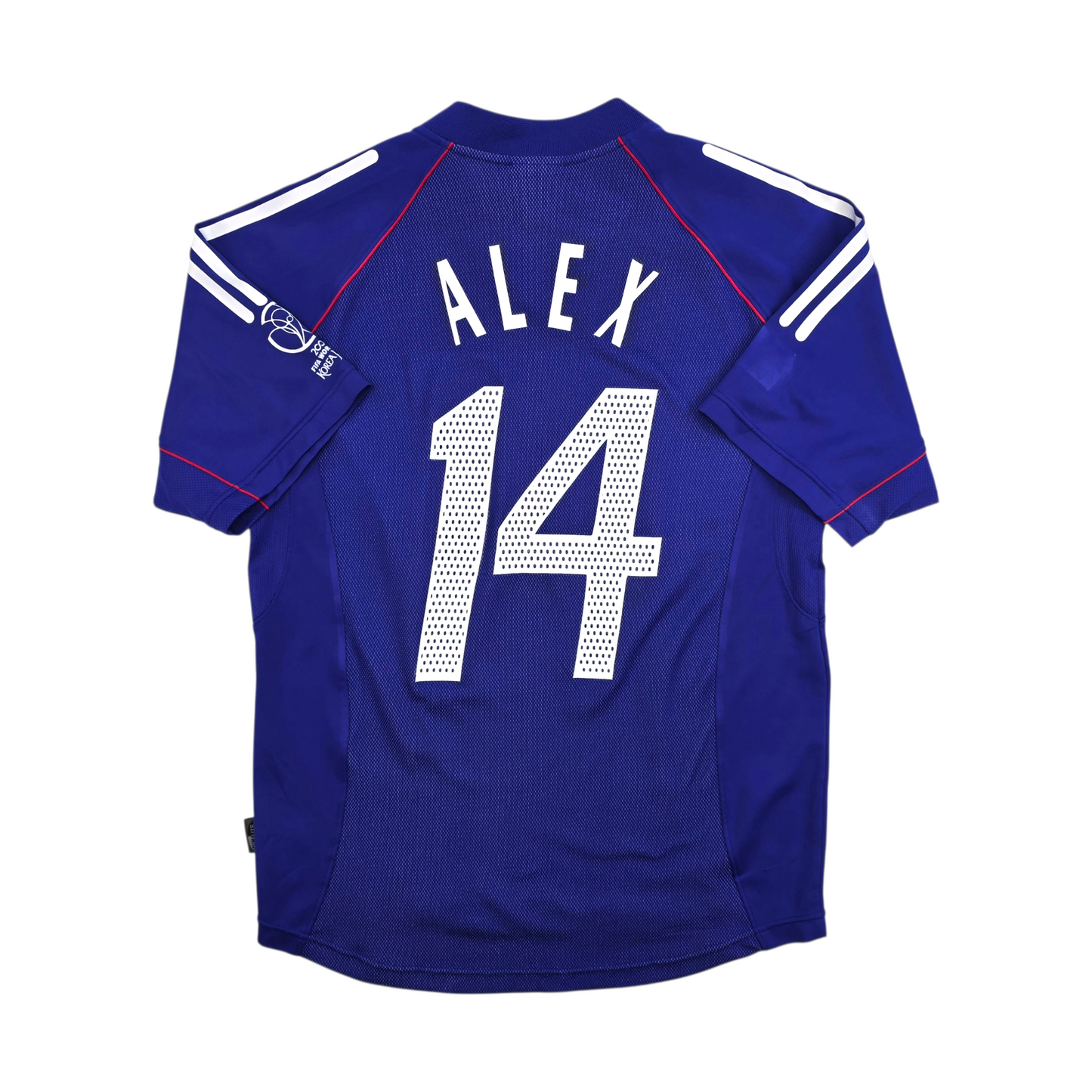 2002/04 Japan Home Football Shirt (M) Adidas #14 Alex
