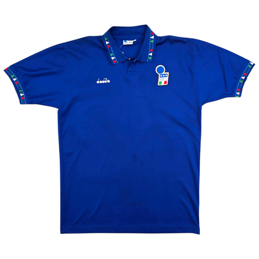 1992/93 Italy Home Football Shirt (L) Diadora