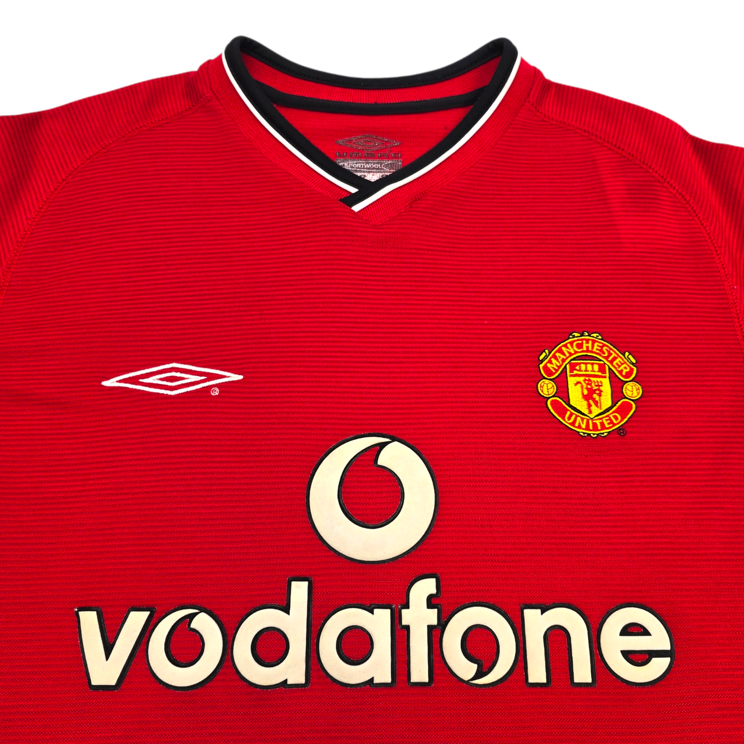 2000/02 Manchester United Home Football Shirt (M) Umbro