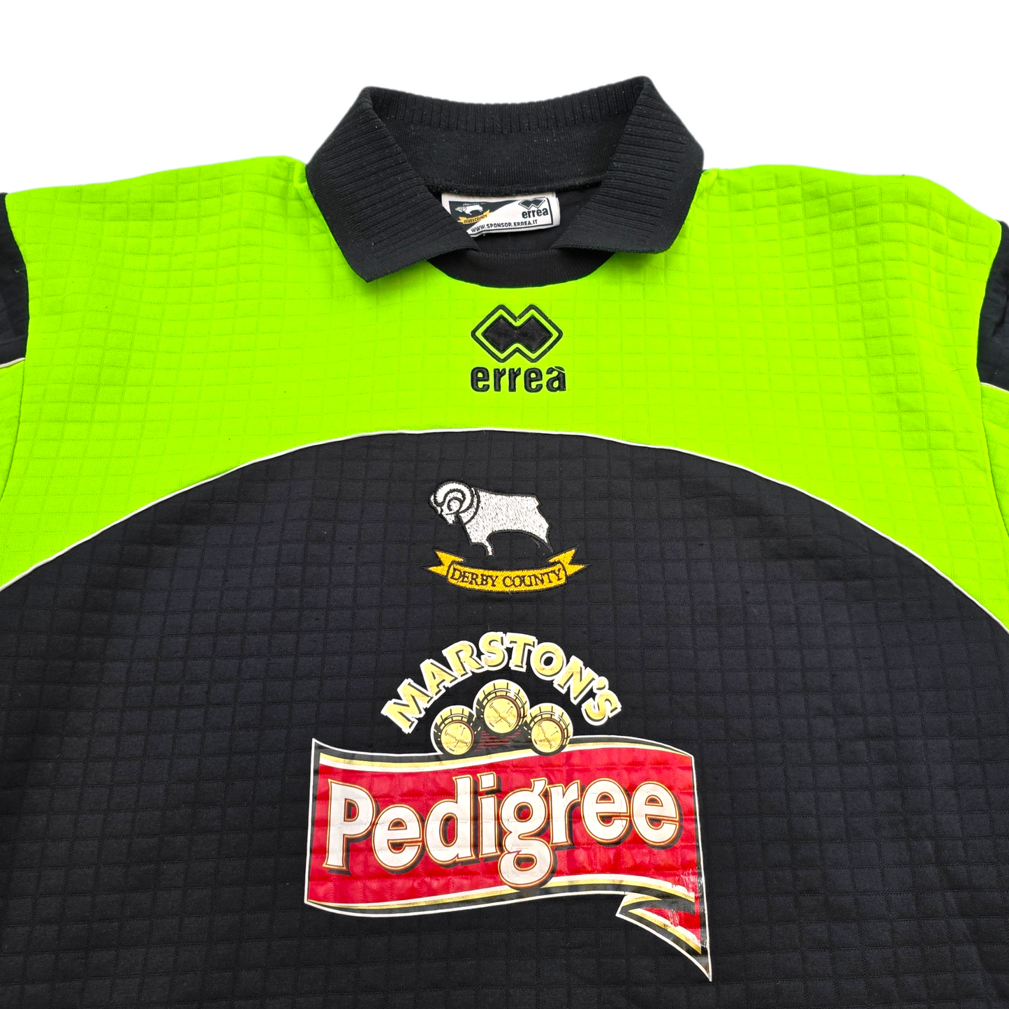 2001/02 Derby County Goal Keeper Football Shirt (S) Errea