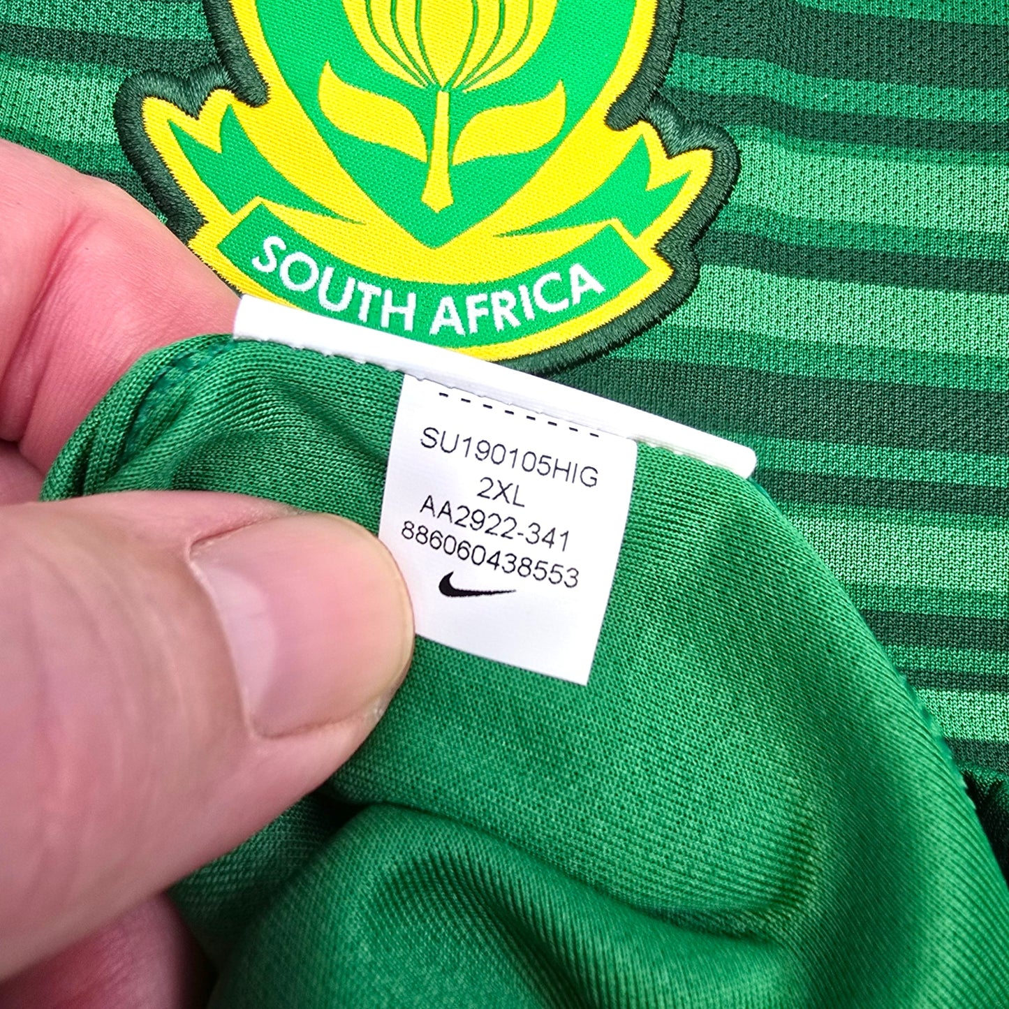 2018/19 South Africa Away Football Shirt (2XL) Nike (BNWTs)