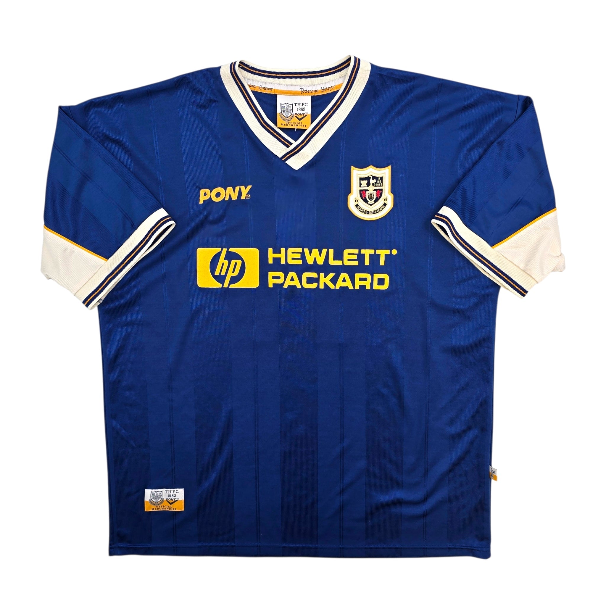1997/98 Tottenham Hotspur Away Football Shirt (XL) PONY #14 Ginola