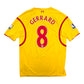 2014/15 Liverpool Away Football Shirt (XL) Warrior #8 Gerrard