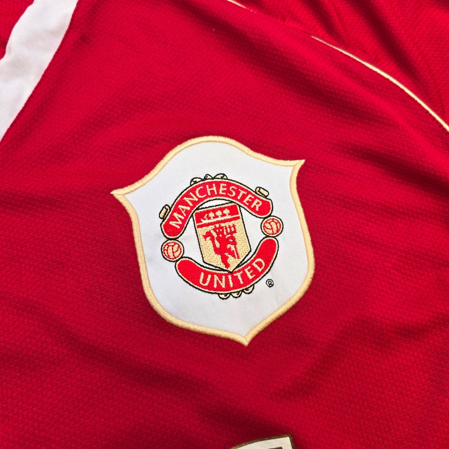 2006/07 Manchester United Home Football Shirt (L) Nike #16 Carrick