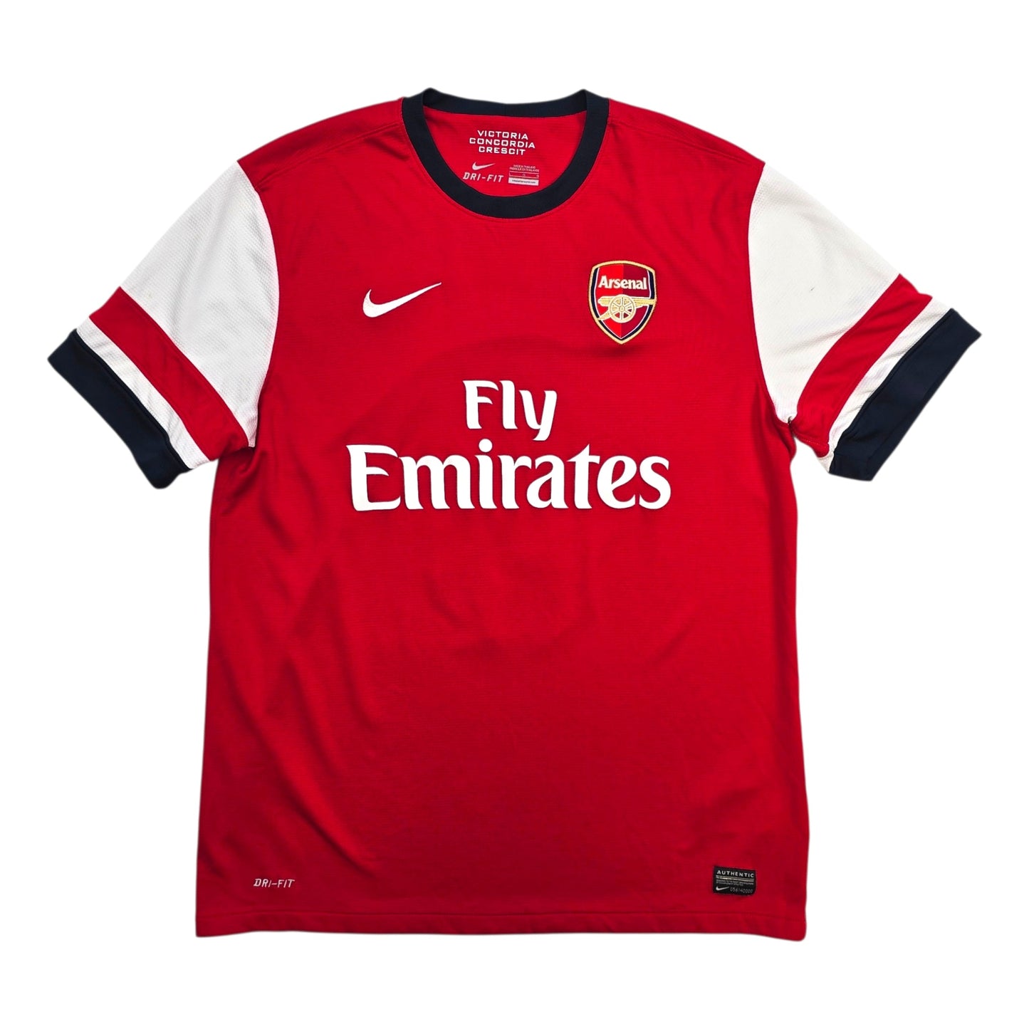 2012/14 Arsenal Home Football Shirt (L) Nike #8 Arteta