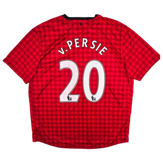 2012/13 Manchester United Home Football Shirt (2XL) Nike #20 v. Persie