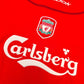 2002/04 Liverpool Home Football Shirt (2XL) Reebok #17 Gerrard