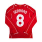 2014/15 Liverpool Home Football Shirt (S) Warrior #8 Gerrard