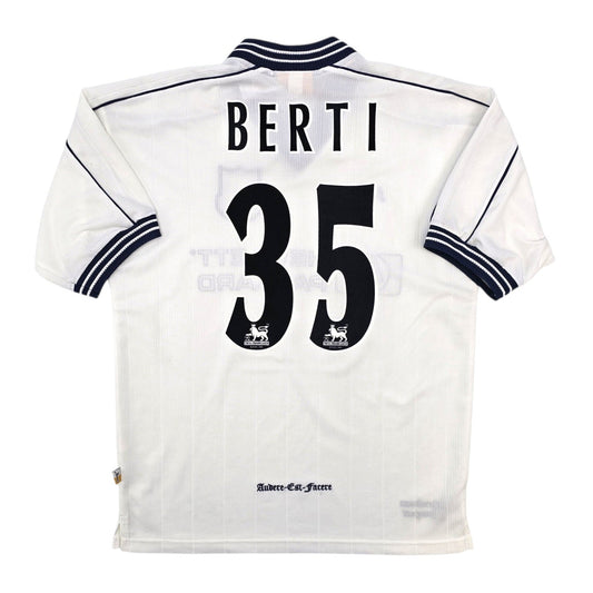 1997/99 Tottenham Hotspur Home Football Shirt (M) PONY #35 Berti