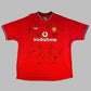 Manchester United 2000-2001 Squad Signed Home Shirt