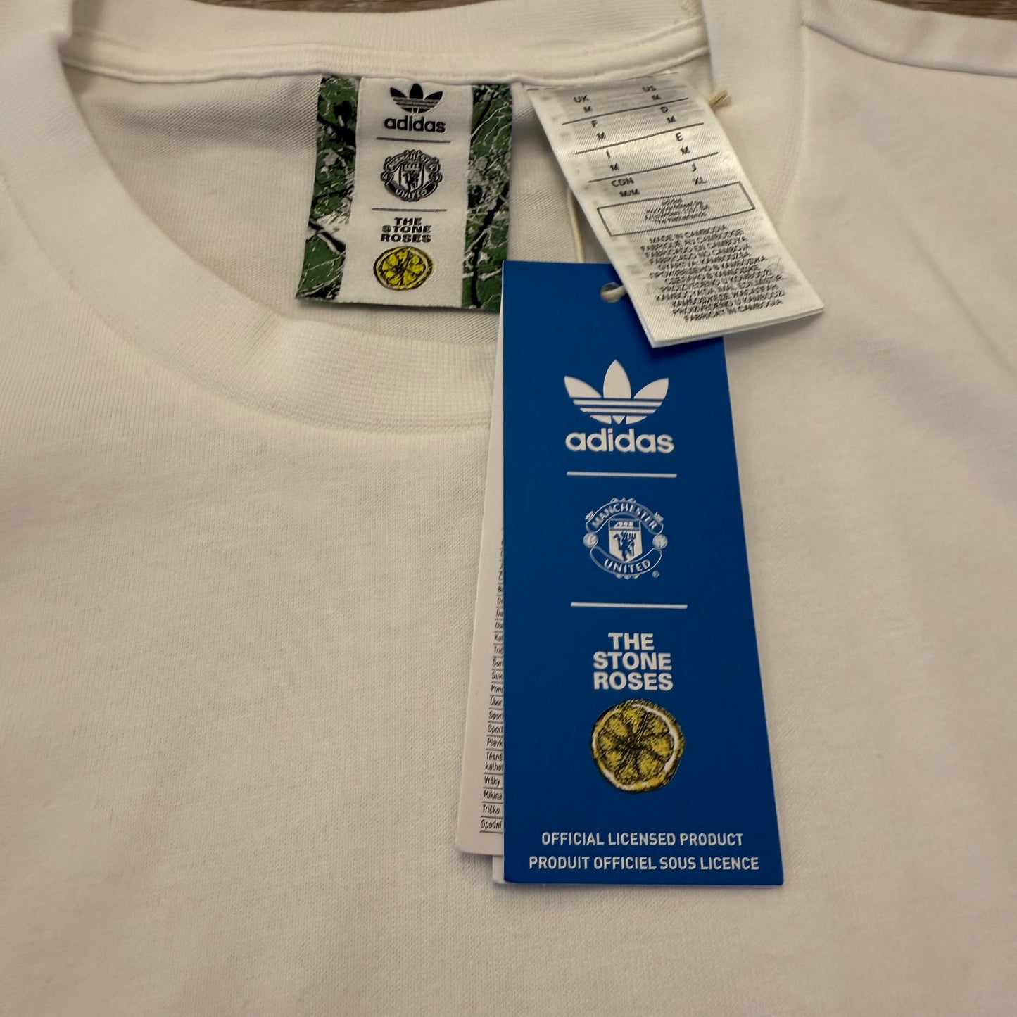 Manchester United Stone Roses Long Sleeve T-Shirt - BNWT