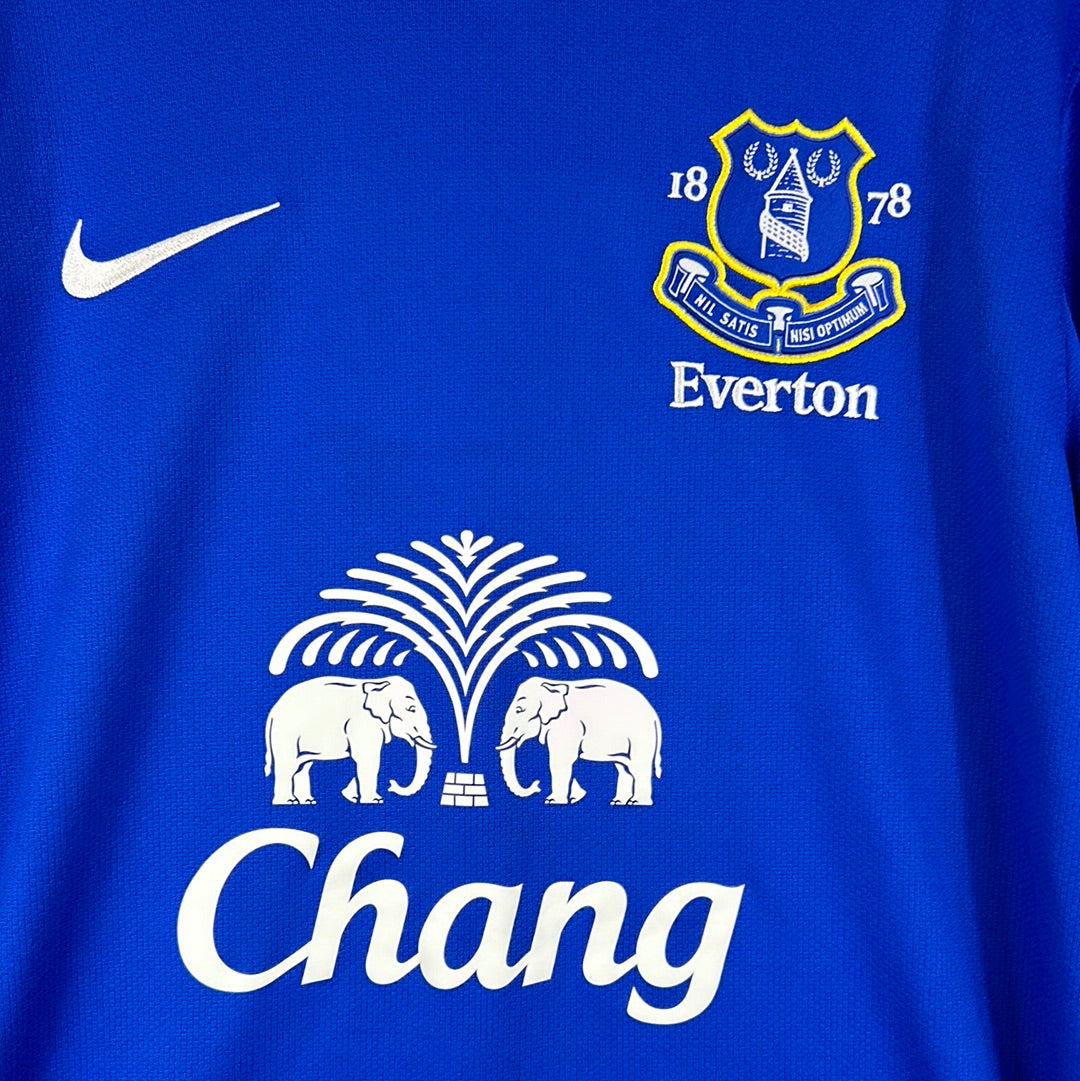 Everton 2012/2013 Home Shirt - Long Sleeve