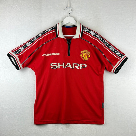 Manchester United 1998/1999 Home Shirt - Medium - Very Good Condition