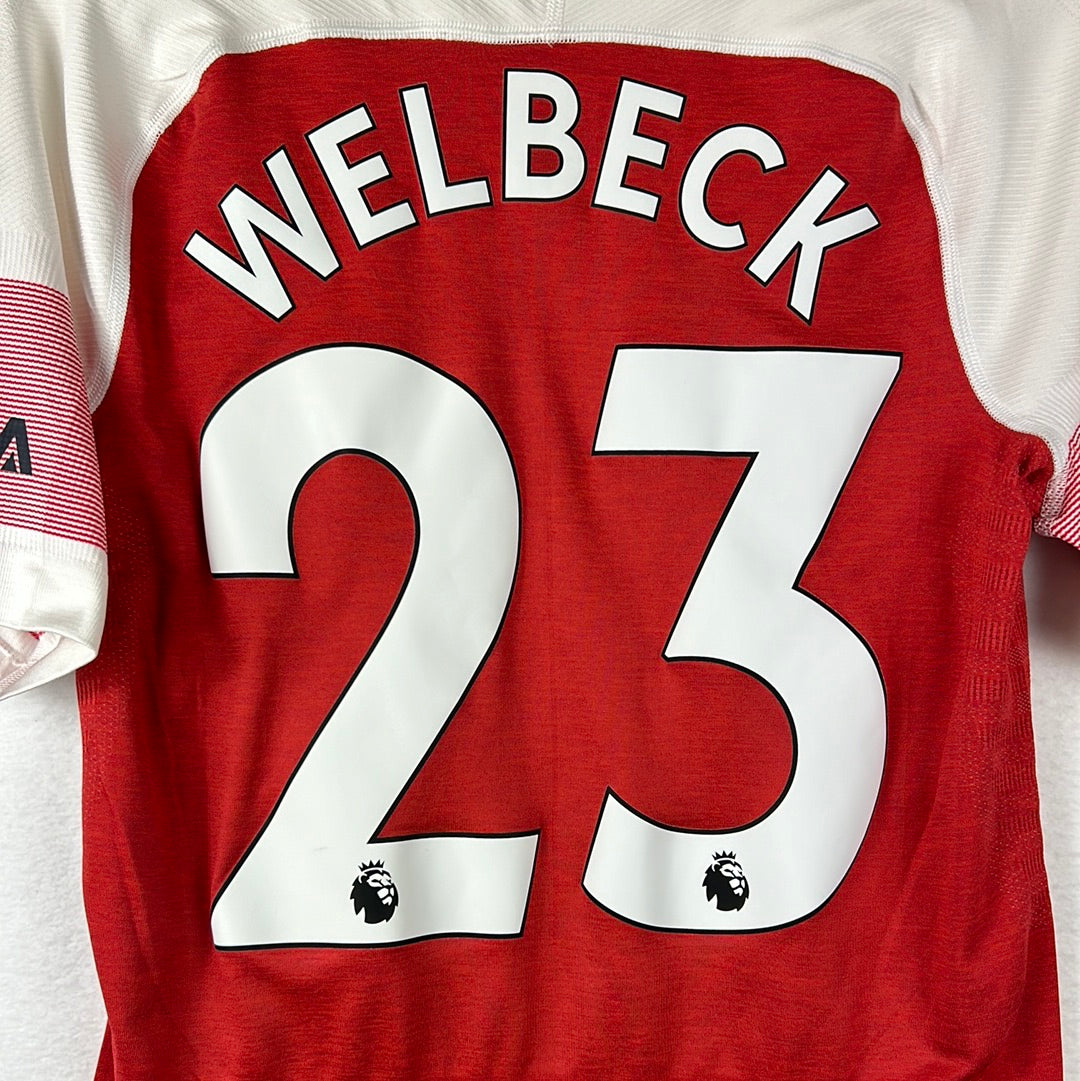Arsenal 2018/2019 Match Issued Home Shirt - Welbeck 23
