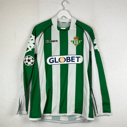 Real Betis 2005/2006 Player Issued Home Shirt - Oliveria 12