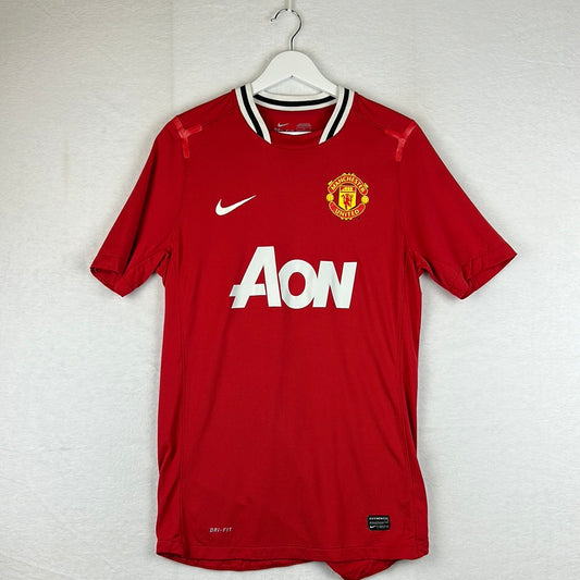 Manchester United 2011/2012 Player Issue Home Shirt - No 3