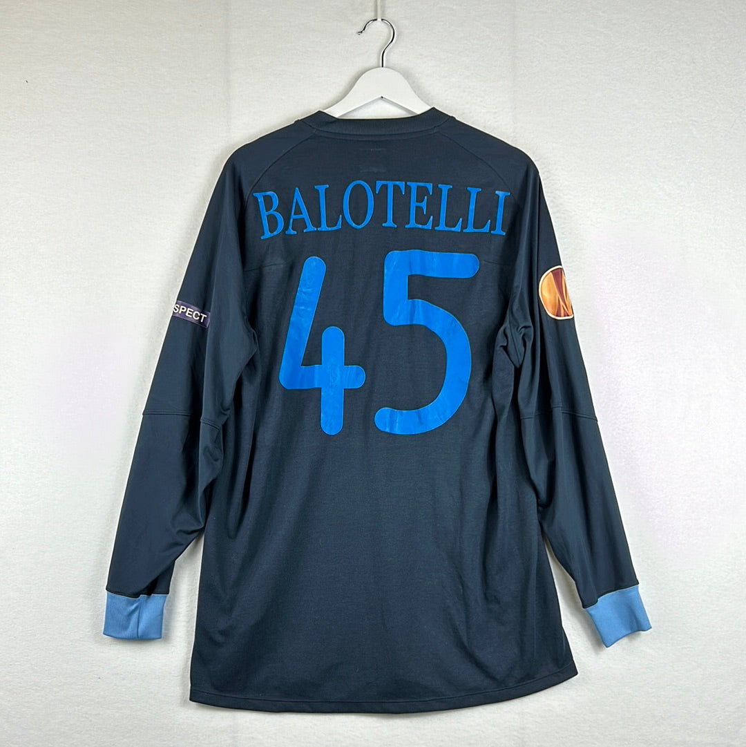 Manchester City 2010/2011 Away Shirt - BNWT - Balotelli 45 - Long Sleeve