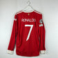 Manchester United 2021/2022 Player Issue Home Shirt - Ronaldo 7 - Long Sleeve