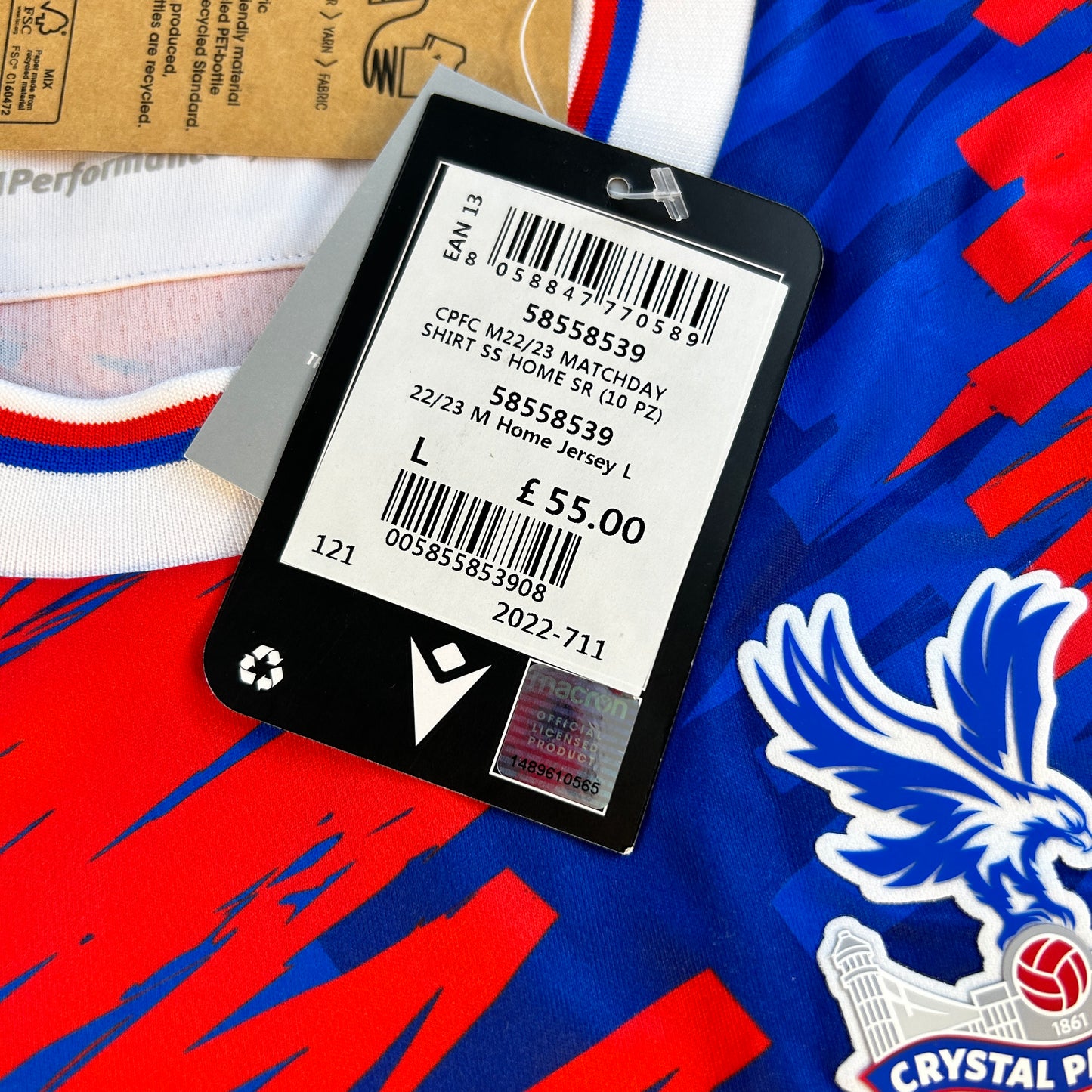 Crystal Palace 2023/2024 Signed Home Shirt - Olise 7