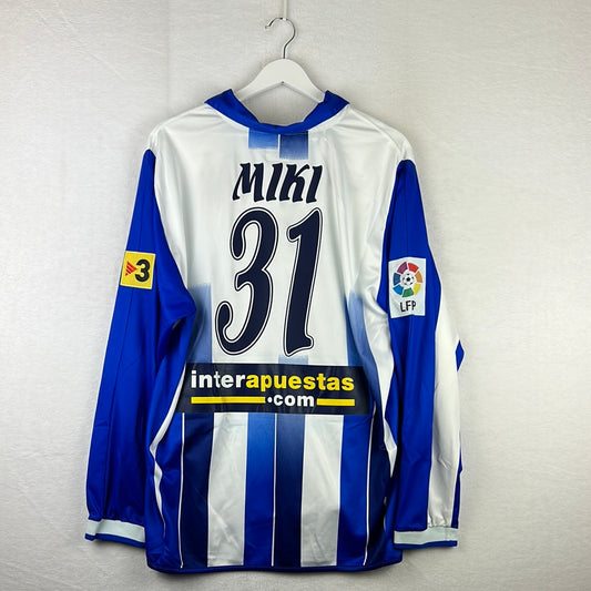 Espanyol 2005/2006 Player Issue Shirt - Copa Del Rai Final