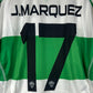 Elche 2013-2014 Match Worn Home Shirt - J.Marquez 17