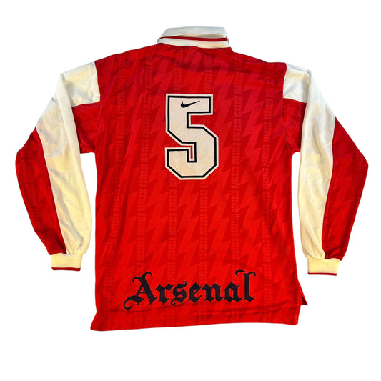 Arsenal 1994/1995 Match Worn Home Shirt - Player: Keown 5