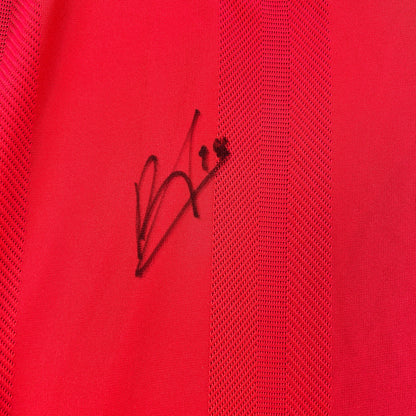 Manchester United 2021/2022 Authentic Home Shirt - Fernandes Signed - MUFC Box