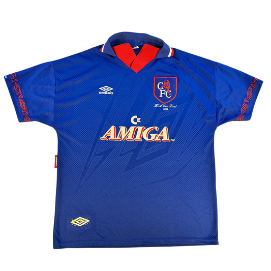 Chelsea 1993/1994 Home Shirt - FA Cup  Final - Extra Large - Immaculate