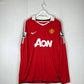 Manchester United 2010/2011 Player Issue Home Shirt - Giggs 11 - Long Sleeve