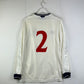 England Match Worn 2000 Home Shirt - back of the shirt with larger 2