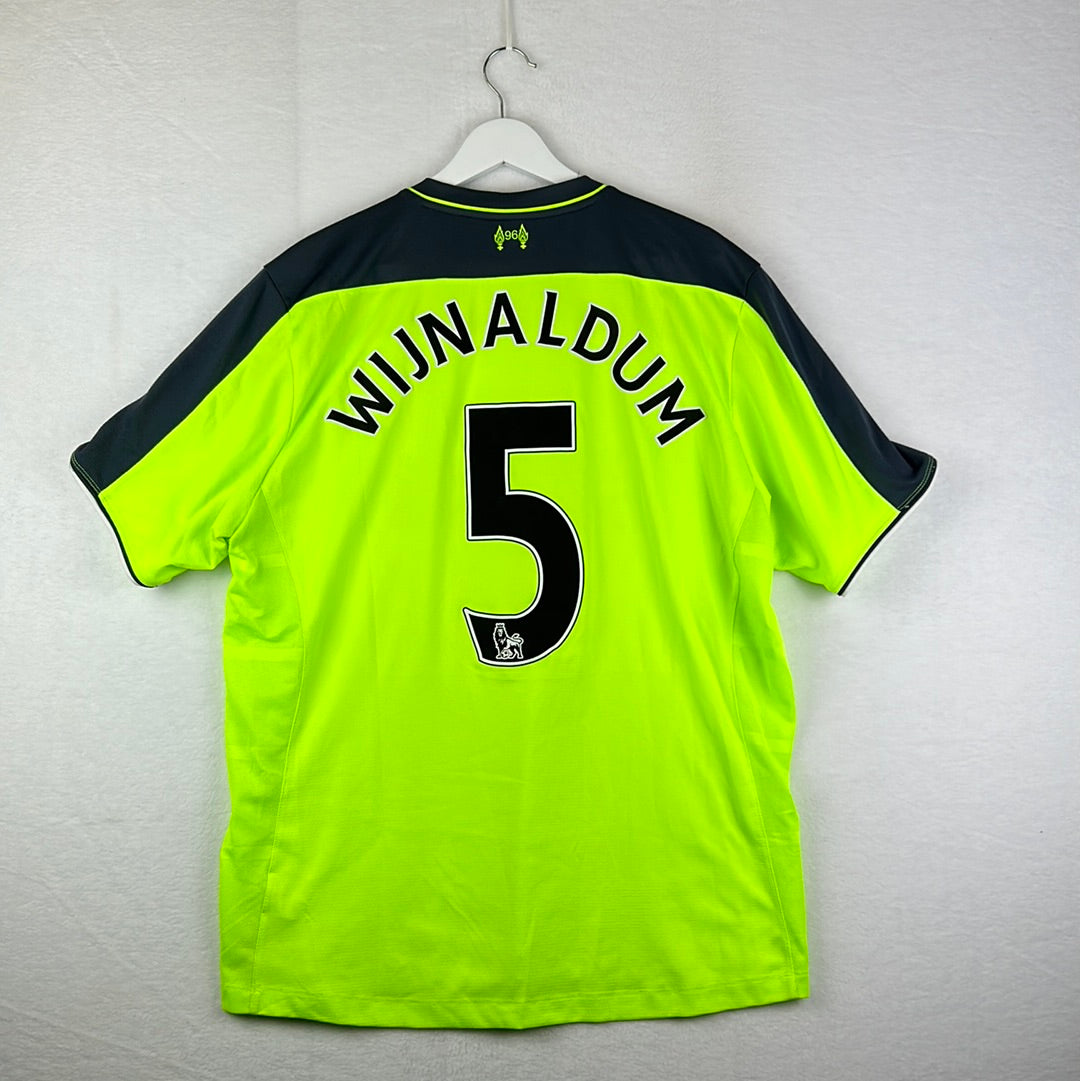 Liverpool 2016/2017 Third Shirt - Wijnaldum 5 - Extra Large