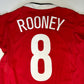 Manchester United Home Shirt LS 2004/06 (S) Rooney 8