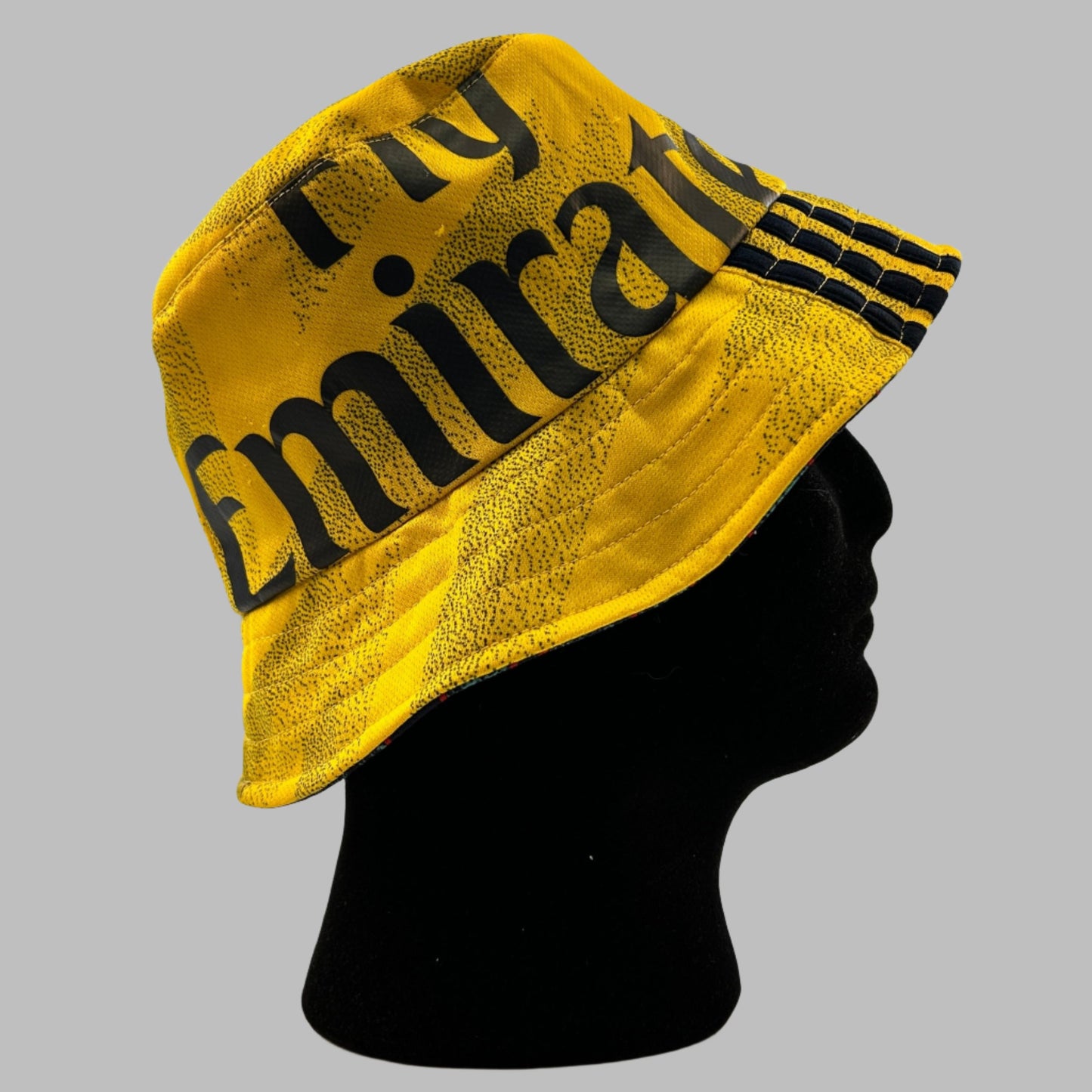 Arsenal 2021/2022 Upcycled Third Shirt Reversible Bucket Hat