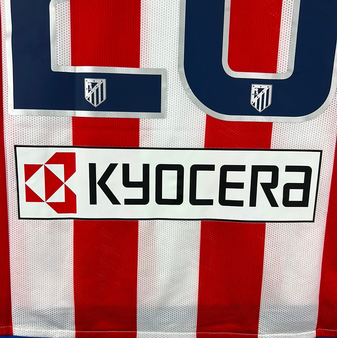 Atletico Madrid 2008/2009 Player Issue Home Shirt - Simao 20